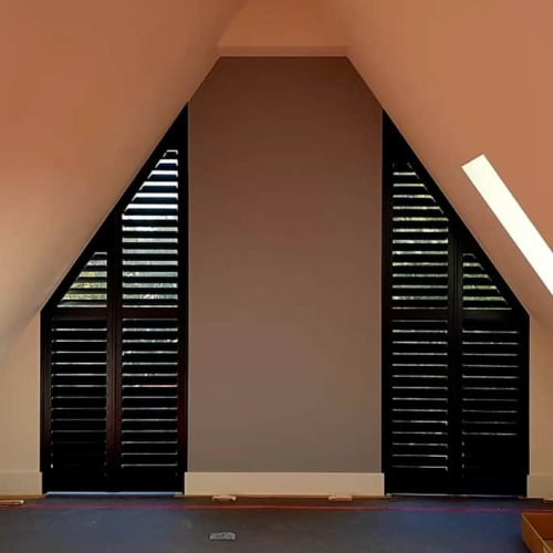shutters schuin